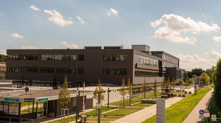 Der Neubau am Forschungszentrum Garching (Foto: Massimo Fiorito)