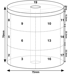 Figure 2: Schematic of the detector "Supersiegfried"