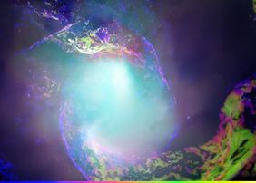 Galaxy cluster (Image: Magneticum/Dolag)