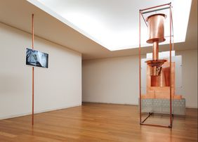 The installation "A shot in the dark" in the Serralves Museum, Porto 