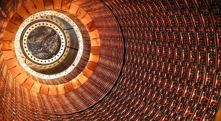 The ATLAS calorimeter (Photo: CERN)
