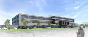 The planned new building has been designed by the Brechensbauer Weinhart + Partner Architekten bureau