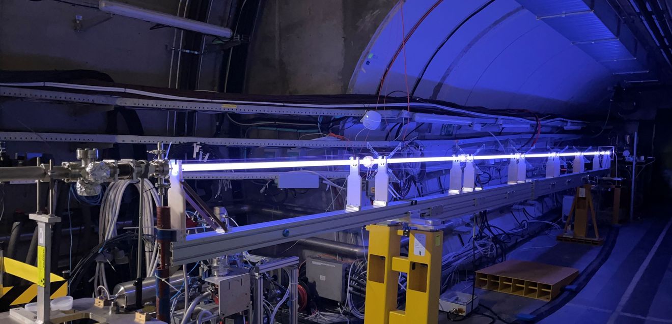 The AWAKE experiment at CERN (Photo: CERN/IST)