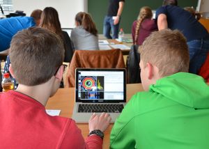 Schüler bei der internationalen Masterclass