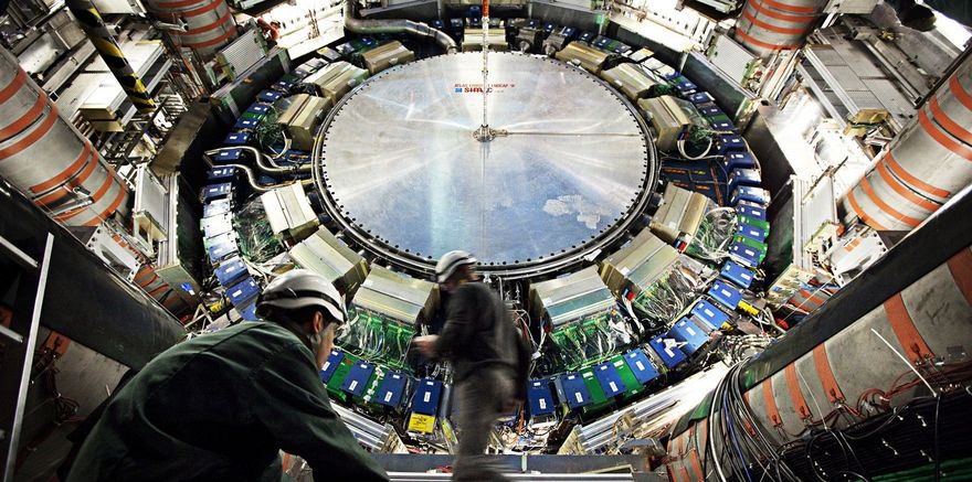 The large-scale "ATLAS detector" project was initiated 30 years ago. (Photo: Claudia Marcelloni/CERN)