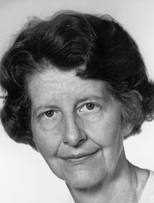 Dr. Eleonore Trefftz, Wissenschaftliches Mitglied des früheren Max-Planck-Instituts für Physik und Astrophysik 