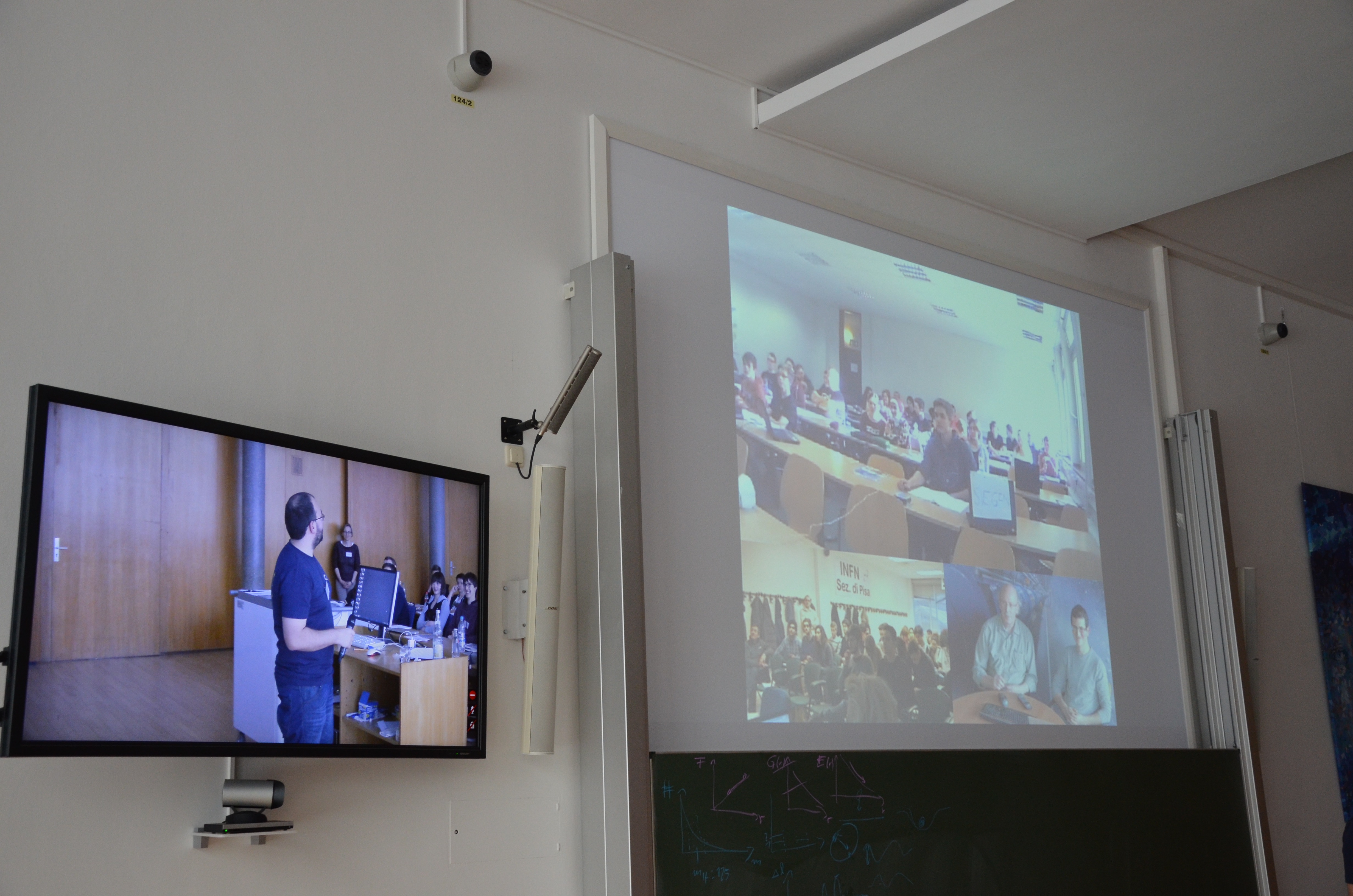 [Translate to English:] International Particle Physics Masterclasses 2016 am MPI für Physik in München